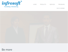 Tablet Screenshot of infrosoft.com